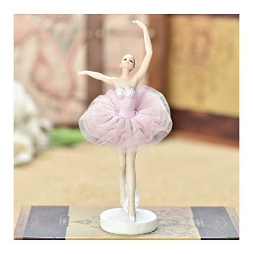 Jambala Bailarín de Ballet Baile de la Muchacha púrpura carácter de Regalo de cumpleaños Decoración (Color : D)