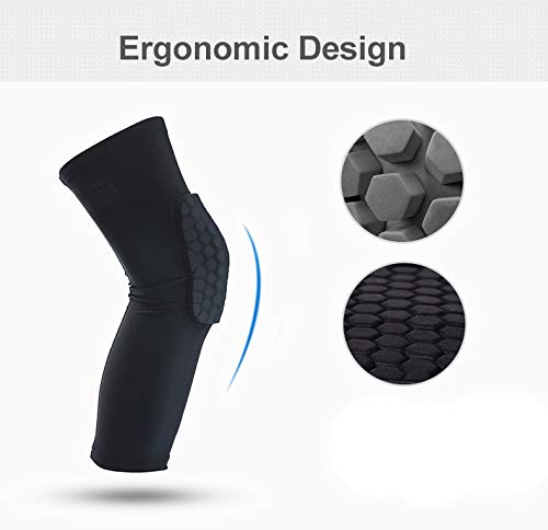 JAMETAI Rodillera Deportiva Extensible CompresiĂłn(M),Mangas de Pierna Transpirable Soporte Deportivo y Protector para Rodillas,Adecuado para Baloncesto Voleibol Correr FĂștbol Rugby,etc JAMETAI Rodillera Deportiva Extensible CompresiĂłn(M),Mangas de Pierna Transpirable Soporte Deportivo y Protector para Rodillas,Adecuado para Baloncesto Voleibol Correr FĂștbol Rugby,etc