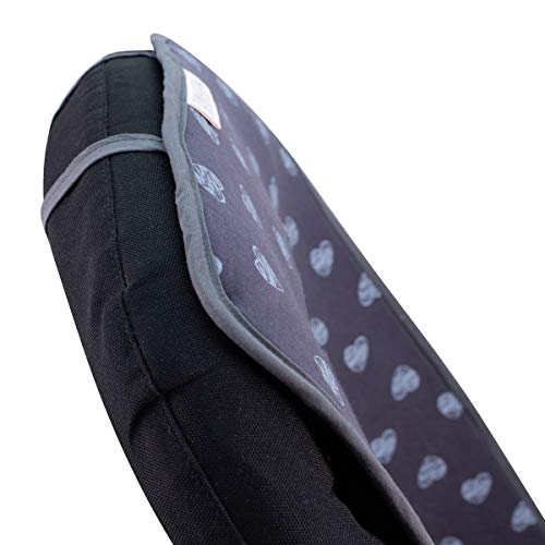 JANABEBE Funda Colchoneta para Cochecito + Arneses (Blue Heart) JANABEBE Funda Colchoneta para Cochecito + Arneses (Blue Heart)