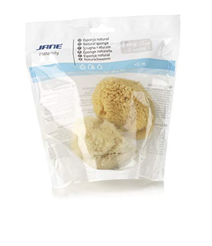 Jané Esponja Natural, 2 unidades, Suave, Especial Recién Nacido Jané Esponja Natural, 2 unidades, Suave, Especial Recién Nacido