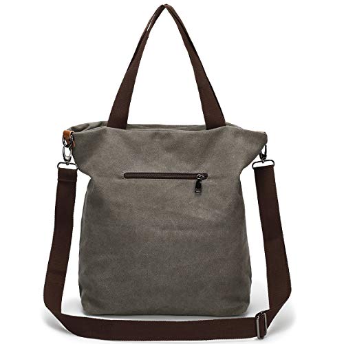JANSBEN Bolsos Mujer,Bolsos Bandolera de Lona Casual Bolso de Hombro Grandes Mensajero Bolsa Shopper Tote Escuela JANSBEN Bolsos Mujer,Bolsos Bandolera de Lona Casual Bolso de Hombro Grandes Mensajero Bolsa Shopper Tote Escuela