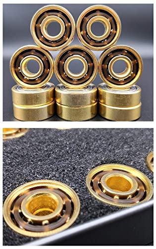 JAP768 Rodamientos de Alto Rendimiento inine Patín de Ruedas Vespa Monopatín de la Rueda de rotación rápida (Color : Speed Yellow 16pcs) JAP768 Rodamientos de Alto Rendimiento inine Patín de Ruedas Vespa Monopatín de la Rueda de rotación rápida (Color : Speed Yellow 16pcs)