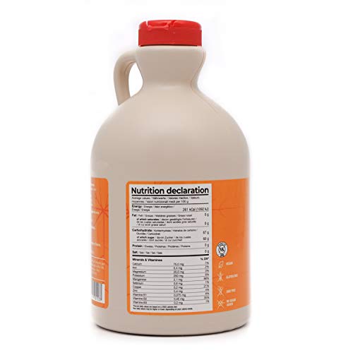 ⭐Jarabe de arce Grado A (Dark, Robust taste) - 1 litro (1,35 Kg) - Miel de arce - Sirope de Arce - Original maple syrup ⭐Jarabe de arce Grado A (Dark, Robust taste) - 1 litro (1,35 Kg) - Miel de arce - Sirope de Arce - Original maple syrup
