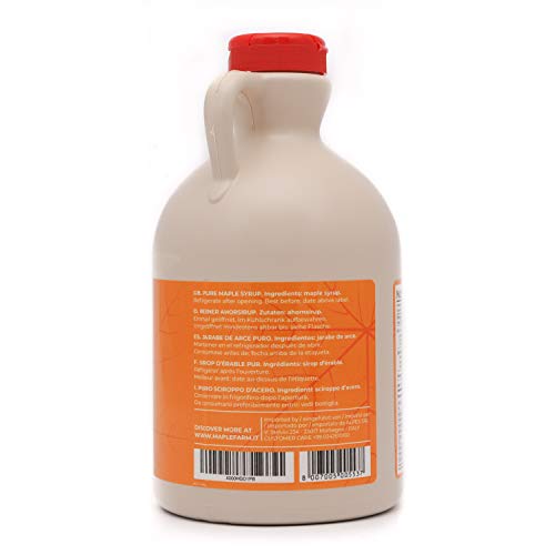 ⭐Jarabe de arce Grado A (Dark, Robust taste) - 1 litro (1,35 Kg) - Miel de arce - Sirope de Arce - Original maple syrup ⭐Jarabe de arce Grado A (Dark, Robust taste) - 1 litro (1,35 Kg) - Miel de arce - Sirope de Arce - Original maple syrup