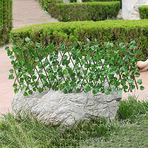 Jardín Artificial Cerca De La Planta, Enrejado para Varios Tamaños Valla De Protección UV Esgrima Retráctil Planta De Vid Valla Colgante por Un Partido De La Boda De La Pared del Jardín Reataurant