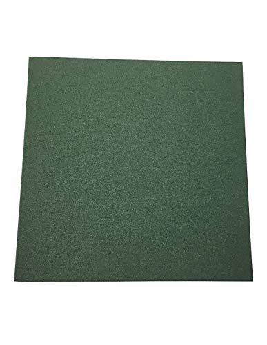 Jardin202 x8 losetas - Pack Entrena - Loseta de Caucho Maciza Profesional Verde - 50x50 Jardin202 x8 losetas - Pack Entrena - Loseta de Caucho Maciza Profesional Verde - 50x50