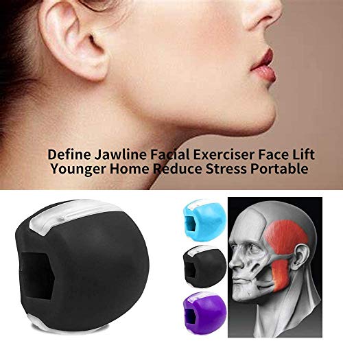 Jawline Shaper Face Slimmer,Double Chin Exerciser Ball,Jawline ejercicio Fitness Ball,Doppelkinn-Übungsgerät Exerciser y Neck Toning,Jawline Jaw Exerciser