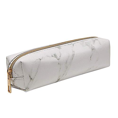 JAWSEU Bolsa de Lápices Estuche Escolar Escolar Bolsillo Lápiz Case con Marmol Diseño Cosmética Bolsa Gran Capacidad Cartera Bolsa para Niño Niña Adolescente y Oficinas,Blanco JAWSEU Bolsa de Lápices Estuche Escolar Escolar Bolsillo Lápiz Case con Marmol Diseño Cosmética Bolsa Gran Capacidad Cartera Bolsa para Niño Niña Adolescente y Oficinas,Blanco
