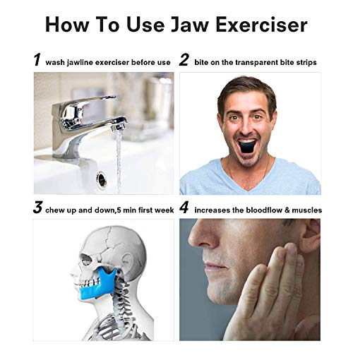 Jawzrsize Jaw Exerciser & Neck Toning Jawline Exerciser Fitness Ball Jaw Exerciser Neck Toning