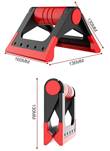 JAYLONG Push Up Bars Frame & Resistance Tube con manijas Home Gym Equipment Abs Roller Wheels Core Ab Estire Fitness Training Set Perfecto para hombres y mujeres JAYLONG Push Up Bars Frame & Resistance Tube con manijas Home Gym Equipment Abs Roller Wheels Core Ab Estire Fitness Training Set Perfecto para hombres y mujeres