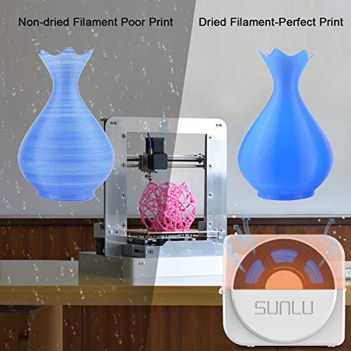 JAYO Dry Box for 3D Filament Storages, Dehydrator of Filament Dryer Box, Keeping Filaments Dry During 3D Printing, Compatible with 1.75mm, 2.85mm, 3.00mm Filament JAYO Dry Box for 3D Filament Storages, Dehydrator of Filament Dryer Box, Keeping Filaments Dry During 3D Printing, Compatible with 1.75mm, 2.85mm, 3.00mm Filament