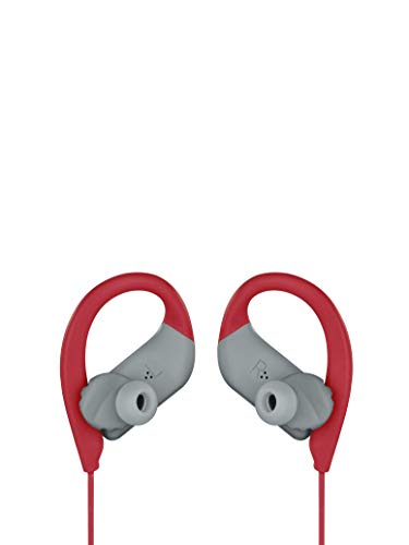 JBL Endurance Sprint - Auriculares inalámbricos deportivos in ear con controles táctiles, resistentes al agua (IPX7), con función manos libres, bluetooth 4.2, rojo