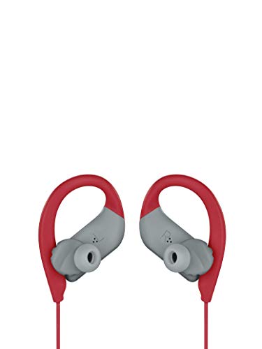 JBL Endurance Sprint - Auriculares inalámbricos deportivos in ear con controles táctiles, resistentes al agua (IPX7), con función manos libres, bluetooth 4.2, rojo