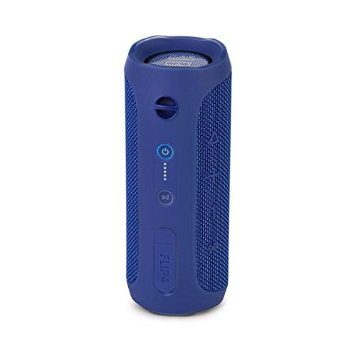 JBL Flip 4 - Altavoz inalámbrico portátil con Bluetooth, parlante resistente al agua (IPX7), JBL Connect+, hasta 12 h de reproducción con sonido de alta fidelidad, azul JBL Flip 4 - Altavoz inalámbrico portátil con Bluetooth, parlante resistente al agua (IPX7), JBL Connect+, hasta 12 h de reproducción con sonido de alta fidelidad, azul
