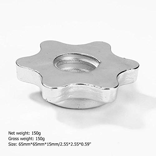 JDV Accesorios de Levantamiento de Pesas Antideslizantes Mancuerna Fija Tuerca Hexagonal Tornillo Tornillo Barbell Bar Dumbell Accesorio(Metal,Silver) JDV Accesorios de Levantamiento de Pesas Antideslizantes Mancuerna Fija Tuerca Hexagonal Tornillo Tornillo Barbell Bar Dumbell Accesorio(Metal,Silver)