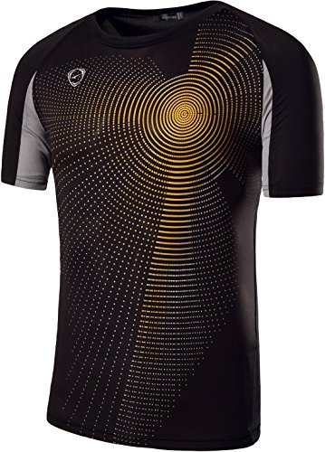 jeansian Hombre Camisetas Deportivas Wicking Quick Dry tee T-Shirt Sport Tops LSL133 (US XL(180-185cm 75-80kg), LSL013_Black) jeansian Hombre Camisetas Deportivas Wicking Quick Dry tee T-Shirt Sport Tops LSL133 (US XL(180-185cm 75-80kg), LSL013_Black)
