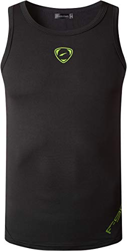 jeansian Hombres Camiseta De Tirantes Deportivas Wicking Quick Dry Vest tee Tank Top Verano Correr Training LSL3306 Black M jeansian Hombres Camiseta De Tirantes Deportivas Wicking Quick Dry Vest tee Tank Top Verano Correr Training LSL3306 Black M