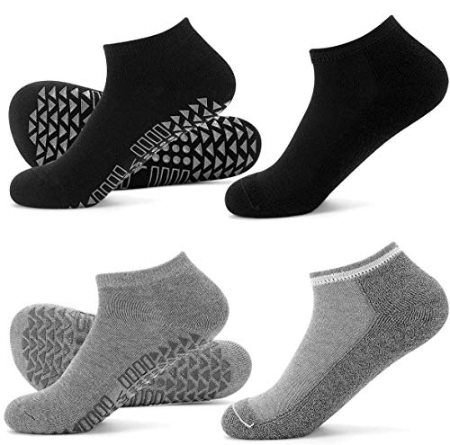 Jeelet Calcetines Pilates,2 pcs Calcetines Pilates Yoga Barra Ballet Fitness, Danza, Ballet, Danza Casera Descalzo, Negro y Gris Jeelet Calcetines Pilates,2 pcs Calcetines Pilates Yoga Barra Ballet Fitness, Danza, Ballet, Danza Casera Descalzo, Negro y Gris