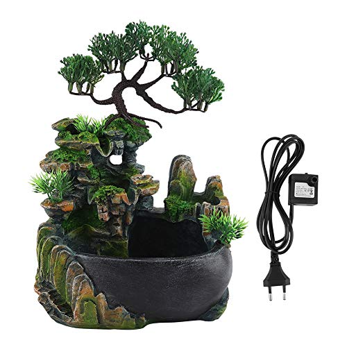 Jeffergarden Fuente de Escritorio Cascada Cascada de meditación Zen Jeffergarden Fuente de Escritorio Cascada Cascada de meditación Zen