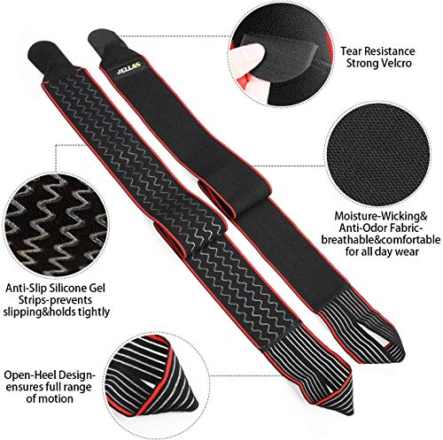 Jellas Tobillera Soporte para Tobillo Ajustable Super Cómoda Material Nylon Elástico Envuelve el Tobillo y se Ajusta a Todos los Tamaños y para Todos los Deportes, Dolor Articular, Esguinces 2 Pieza Jellas Tobillera Soporte para Tobillo Ajustable Super Cómoda Material Nylon Elástico Envuelve el Tobillo y se Ajusta a Todos los Tamaños y para Todos los Deportes, Dolor Articular, Esguinces 2 Pieza