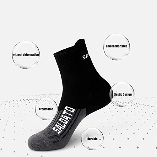 JEPOZRA Calcetines deportivos transpirable desodorante Calcetines para baloncesto running ciclismo trekking yoga Runing para, Térmicos, Transpirables, Acolchados y Anti-rozaduras JEPOZRA Calcetines deportivos transpirable desodorante Calcetines para baloncesto running ciclismo trekking yoga Runing para, Térmicos, Transpirables, Acolchados y Anti-rozaduras