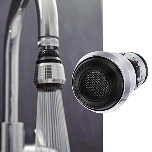 JER 1 PC Filtro Taps 360 Grados de rotación del Filtro Tap Pelele Neto Grifo Aireador Conector Boquilla Difusor para Ahorro de Agua Accesorios de Cocina