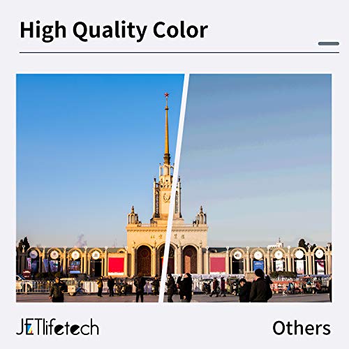 JETlifetech 5 colores Universal Kit de recarga de tinta para HP Cartuchos de tinta recargables y sistemas CISS, 100 ml por botella de tinta, 5 botellas (negro/negro fotográfico/cian/magenta/amarillo) JETlifetech 5 colores Universal Kit de recarga de tinta para HP Cartuchos de tinta recargables y sistemas CISS, 100 ml por botella de tinta, 5 botellas (negro/negro fotográfico/cian/magenta/amarillo)