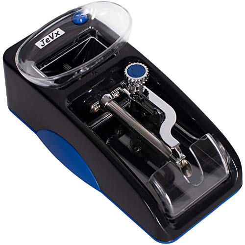 JeVx Maquina Liadora de Tabaco Electrica + 1200 Tubos con Filtro OCB Entubadora para Cigarrillos Cigarros para Fumar (Azul) JeVx Maquina Liadora de Tabaco Electrica + 1200 Tubos con Filtro OCB Entubadora para Cigarrillos Cigarros para Fumar (Azul)
