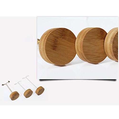 JeweR Soporte de exhibición de la joyería Bandeja del Soporte Caja de Almacenamiento de múltiples Funciones Madera de bambú PU Cuero de la Franela T-Shaped (Color : Beige(Flannel))