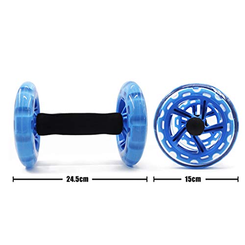 JGRH De Dos Ruedas Roller Rueda Abdominal 2 Piezas Inicio de la Rueda de Fitness Cintura Que Adelgaza con el Amortiguador Trainer Silenciar la Aptitud del Ejercicio Push-Up Equipo Doble Abdomen JGRH De Dos Ruedas Roller Rueda Abdominal 2 Piezas Inicio de la Rueda de Fitness Cintura Que Adelgaza con el Amortiguador Trainer Silenciar la Aptitud del Ejercicio Push-Up Equipo Doble Abdomen
