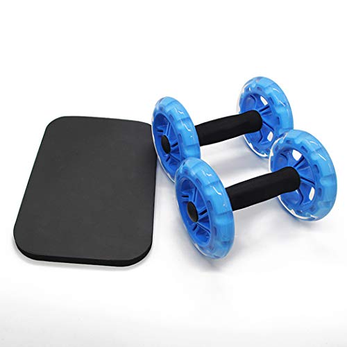 JGRH De Dos Ruedas Roller Rueda Abdominal 2 Piezas Inicio de la Rueda de Fitness Cintura Que Adelgaza con el Amortiguador Trainer Silenciar la Aptitud del Ejercicio Push-Up Equipo Doble Abdomen