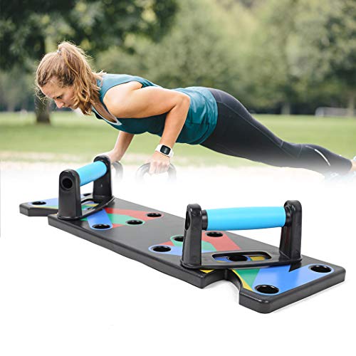 JGRH Push-Up portatablas 9 en 1 de los Hombres y Mujeres del músculo ABS Ejercicio exhaustivo de Fitness Entrenamiento de Culturismo Gimnasio en casa aparatos de Ejercicios