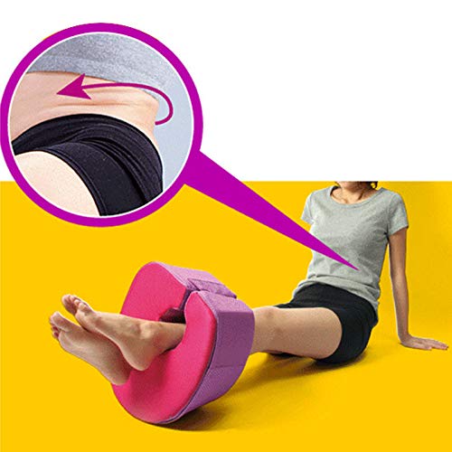 JHBMX Piernas de Belleza de plástico colección de Cintura Anillo Yoga Fitness Ayuda posparto pélvica Pierna Tipo reparación 40 * 34 * 10cm A