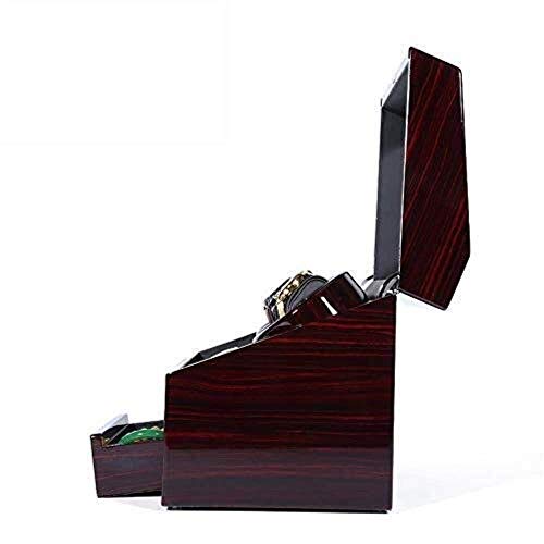 JHSHENGSHI Dispositivo automático de Cuerda de Reloj con balancín Importado de Tipo cinturón Lujosa Pintura de Piano, Acabado de ébano de Alto Brillo JHSHENGSHI Dispositivo automático de Cuerda de Reloj con balancín Importado de Tipo cinturón Lujosa Pintura de Piano, Acabado de ébano de Alto Brillo