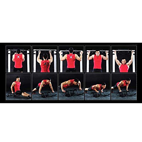 JIADUOBAO -E Barra horizontal, barra horizontal para el hogar, gimnasio de la parte superior del cuerpo, entrenamiento de fuerza en casa gimnasio multifunción entrenador E