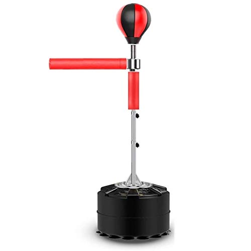 JIAJULL Boxing Speed Trainer Saco de Spinning Bar Entrenamiento Pesado con Patas sólidos de perforación del Boxeo Velocidad de la Bola con el Reflejo Altura de la Barra Ajustable for Adultos JIAJULL Boxing Speed Trainer Saco de Spinning Bar Entrenamiento Pesado con Patas sólidos de perforación del Boxeo Velocidad de la Bola con el Reflejo Altura de la Barra Ajustable for Adultos