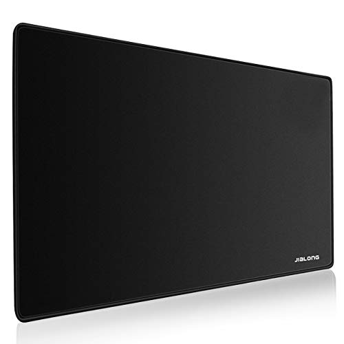 JIALONG Alfombrilla de Ratón Grande, Alfombrillas Gaming Raton Ordenador XXL Mouse Pad, Almohadilla de Escritorio - Negro JIALONG Alfombrilla de Ratón Grande, Alfombrillas Gaming Raton Ordenador XXL Mouse Pad, Almohadilla de Escritorio - Negro