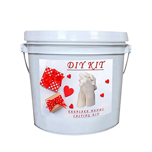 jieGorge Inicio DIY, Kit de Molde de Manos de Recuerdo, Grande | Kit de moldura de Estatua de Yeso para Bricolaje, para el día de San Valentín (Multicolor) jieGorge Inicio DIY, Kit de Molde de Manos de Recuerdo, Grande | Kit de moldura de Estatua de Yeso para Bricolaje, para el día de San Valentín (Multicolor)
