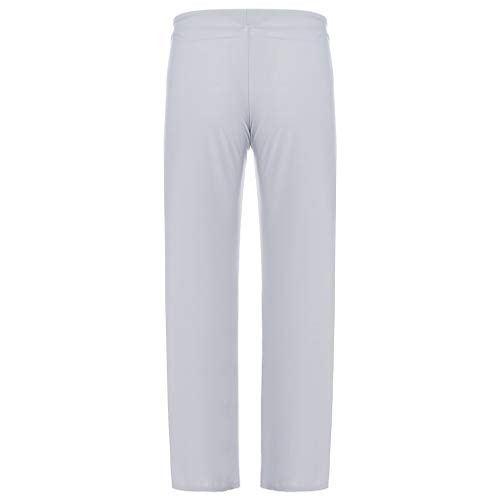 jieGorge Pantalones de Hombre, Pantalones caseros Puros Hombre Pantalones de Yoga Atado Pantalones cómodos, Ropa Zapatos y Accesorios (Gris XL)