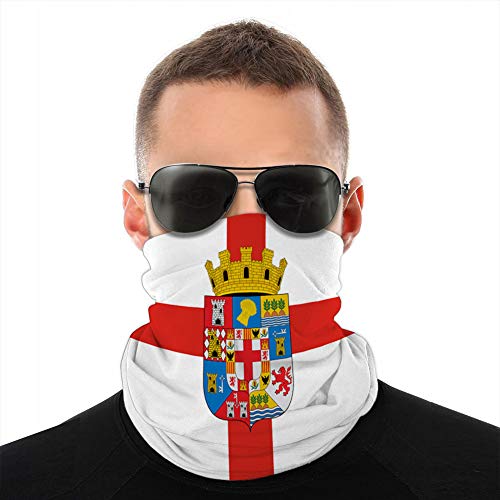 jiilwkie Cover Shield, Multi Bandanas for Outdoor Flag almeria in Andalusia Spain Microfiber Cover jiilwkie Cover Shield, Multi Bandanas for Outdoor Flag almeria in Andalusia Spain Microfiber Cover