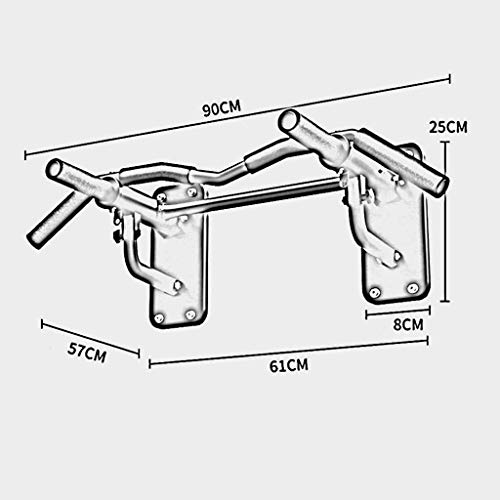 Jilisay Pull-up Barras de Pared-montan Chin Encima de Bar, Plegable Resistencia Venda del Ejercicio de Barra Fija, Gimnasio Fuerza Equipo de la Aptitud, GAGEAA de Carga de 300 kg Barras de Gimnasio