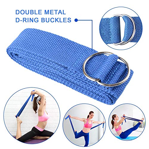 JIM'S STORE Bloque de Espuma+Correa,Bloque de Yoga Ejercico EVA de Alta Densidad para Mejorar Fuerza y Flexibilidad Yoga Pilates Amantes(Azúl) JIM'S STORE Bloque de Espuma+Correa,Bloque de Yoga Ejercico EVA de Alta Densidad para Mejorar Fuerza y Flexibilidad Yoga Pilates Amantes(Azúl)