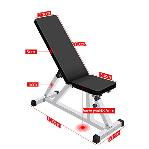 JIN GUI Banco con Mancuernas, Silla de Fitness, Banco Multifuncional de Entrenamiento físico para el hogar, Banco para pájaros, Banco de Press con Mancuernas JIN GUI Banco con Mancuernas, Silla de Fitness, Banco Multifuncional de Entrenamiento físico para el hogar, Banco para pájaros, Banco de Press con Mancuernas