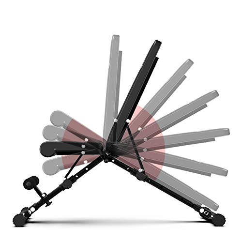JIN GUI Banco de Mancuernas para Silla de Fitness, Banco de Mancuernas Multifuncional Ajustable, Tabla de Abdominales Multifuncional para el hogar, Press de banca Plegable de Fitness Abdominal JIN GUI Banco de Mancuernas para Silla de Fitness, Banco de Mancuernas Multifuncional Ajustable, Tabla de Abdominales Multifuncional para el hogar, Press de banca Plegable de Fitness Abdominal