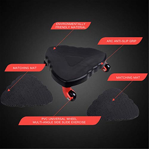 JIN GUI Placa de Entrenamiento Abdominal de Tres Ruedas, Placa de polea de reducción Abdominal y Fitness, Placa Deslizante de Push-up de Rueda Universal para el hogar JIN GUI Placa de Entrenamiento Abdominal de Tres Ruedas, Placa de polea de reducción Abdominal y Fitness, Placa Deslizante de Push-up de Rueda Universal para el hogar