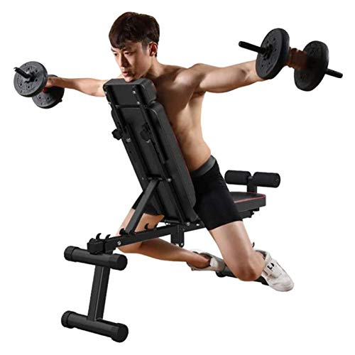 JINDEN Bancos Ajustables Equipo de Entrenamiento de Fuerza de Banco Multiuso Ejercicio y Gimnasio JINDEN Bancos Ajustables Equipo de Entrenamiento de Fuerza de Banco Multiuso Ejercicio y Gimnasio