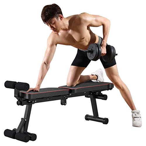 JINDEN Bancos Ajustables Equipo de Entrenamiento de Fuerza de Banco Multiuso Ejercicio y Gimnasio JINDEN Bancos Ajustables Equipo de Entrenamiento de Fuerza de Banco Multiuso Ejercicio y Gimnasio