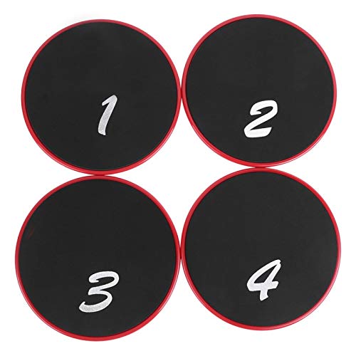 Jingyig Discos de Deslizamiento para Ejercicio, Placa Deslizante con Capacidad de coordinación, Uso de Doble Cara, 4 Discos de Deslizamiento de Entrenamiento, Equipo de Fitness para Entrenamientos Jingyig Discos de Deslizamiento para Ejercicio, Placa Deslizante con Capacidad de coordinación, Uso de Doble Cara, 4 Discos de Deslizamiento de Entrenamiento, Equipo de Fitness para Entrenamientos
