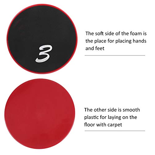 Jingyig Discos de Deslizamiento para Ejercicio, Placa Deslizante con Capacidad de coordinación, Uso de Doble Cara, 4 Discos de Deslizamiento de Entrenamiento, Equipo de Fitness para Entrenamientos Jingyig Discos de Deslizamiento para Ejercicio, Placa Deslizante con Capacidad de coordinación, Uso de Doble Cara, 4 Discos de Deslizamiento de Entrenamiento, Equipo de Fitness para Entrenamientos