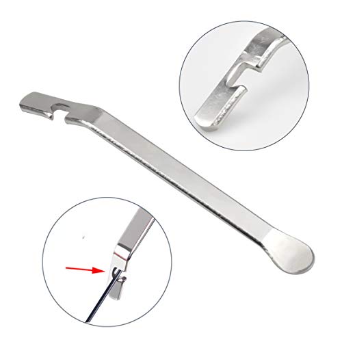 Jinlaili 3PCS Palancas de Neumáticos para Bicicletas, Palancas Neumatico Bicicleta Acero, Herramienta de Metal Palanca, Palanca Motocicleta De La Bicicleta para Reparación de Neumáticos de Bicicleta Jinlaili 3PCS Palancas de Neumáticos para Bicicletas, Palancas Neumatico Bicicleta Acero, Herramienta de Metal Palanca, Palanca Motocicleta De La Bicicleta para Reparación de Neumáticos de Bicicleta